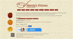 Desktop Screenshot of mamtaskitchen.com